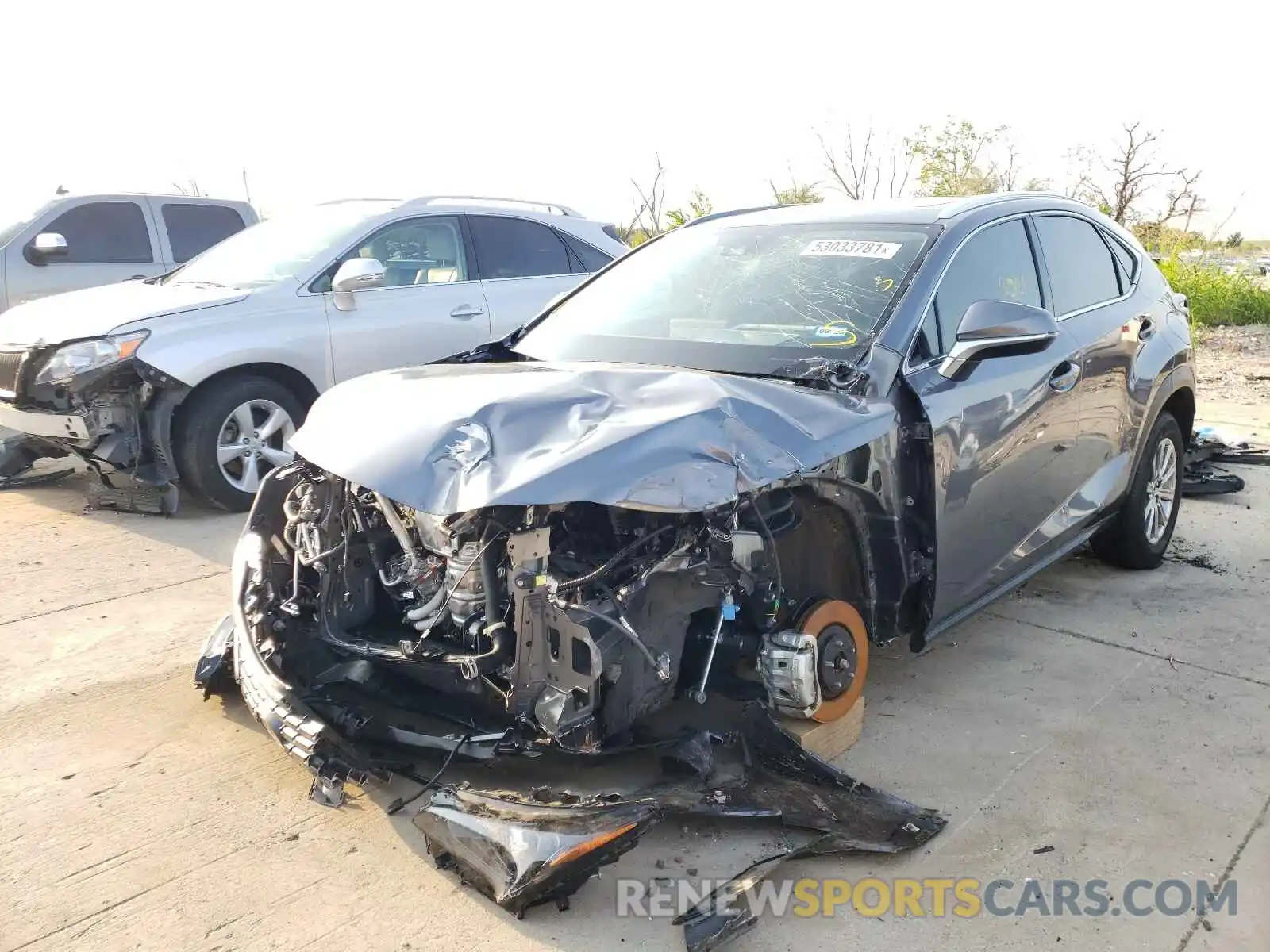 2 Photograph of a damaged car JTJDARBZ1M2191434 LEXUS NX 2021