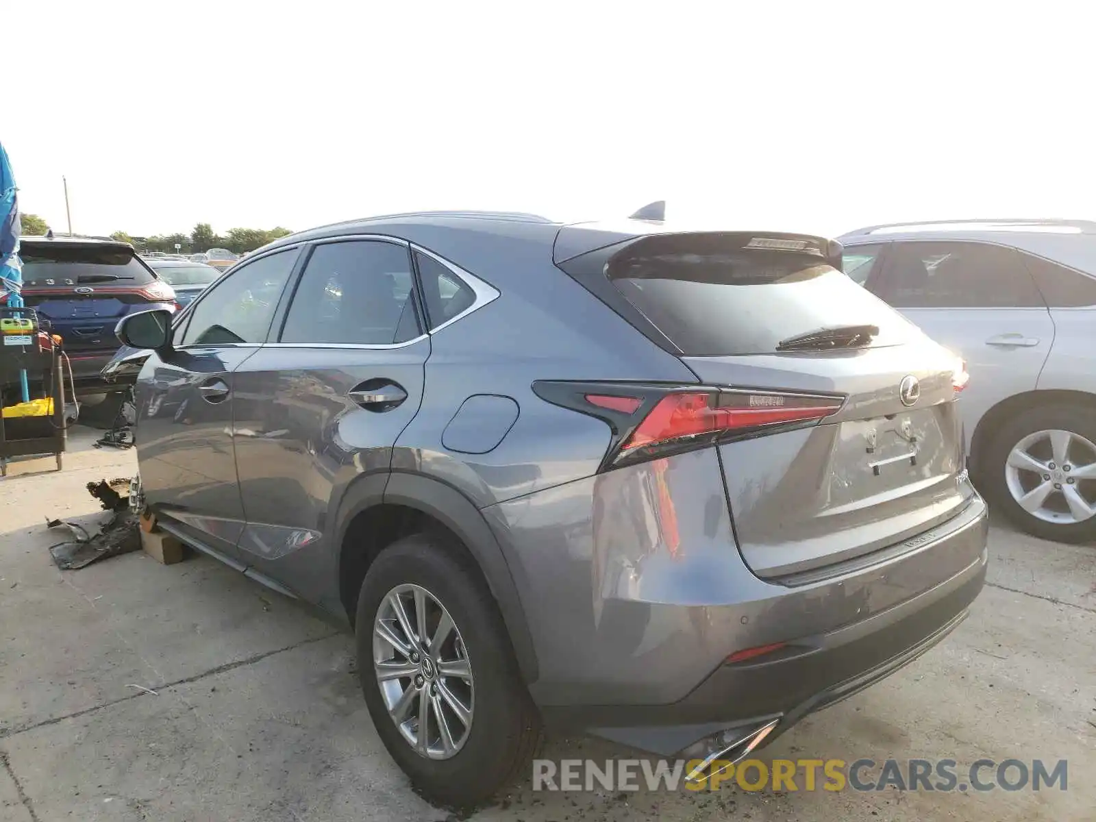 3 Photograph of a damaged car JTJDARBZ1M2191434 LEXUS NX 2021