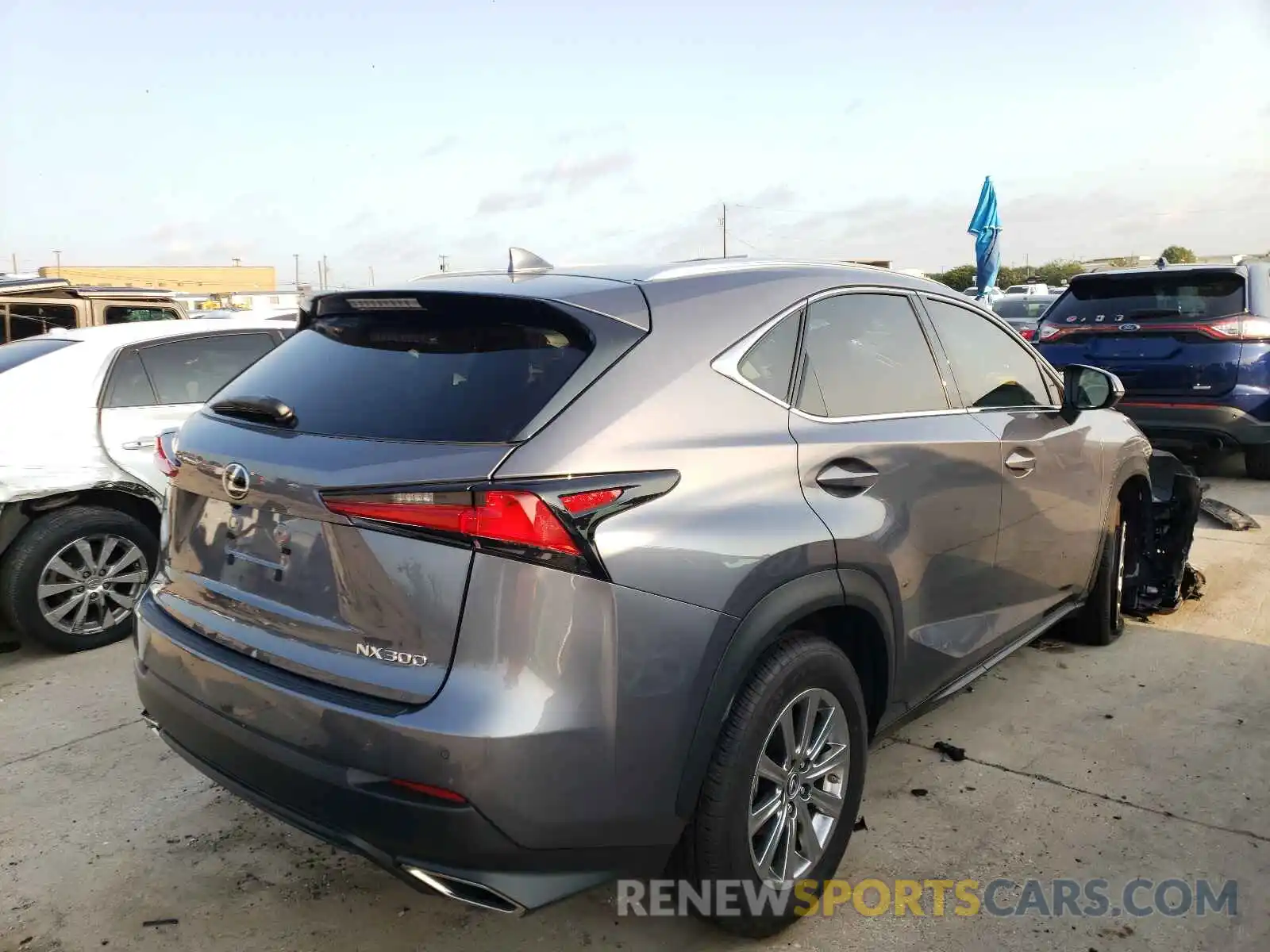 4 Photograph of a damaged car JTJDARBZ1M2191434 LEXUS NX 2021