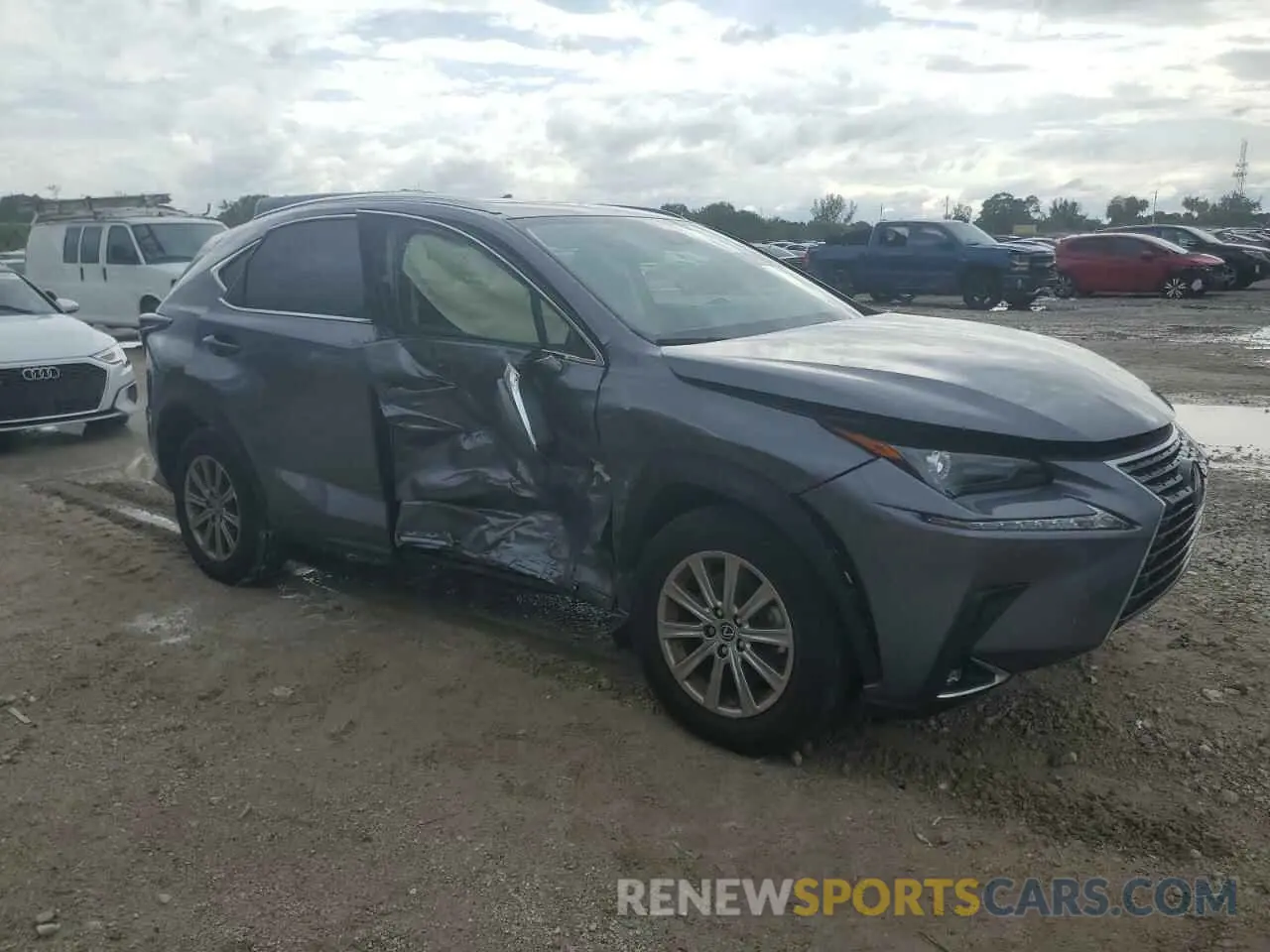 4 Photograph of a damaged car JTJDARBZ1M2191630 LEXUS NX 2021