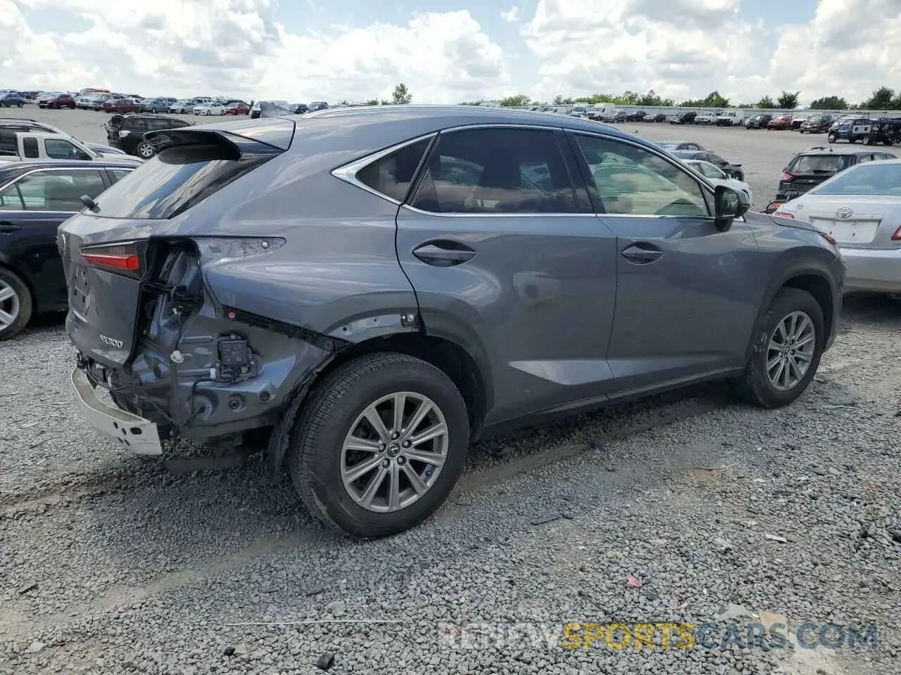 3 Photograph of a damaged car JTJDARBZ1M2196262 LEXUS NX 2021