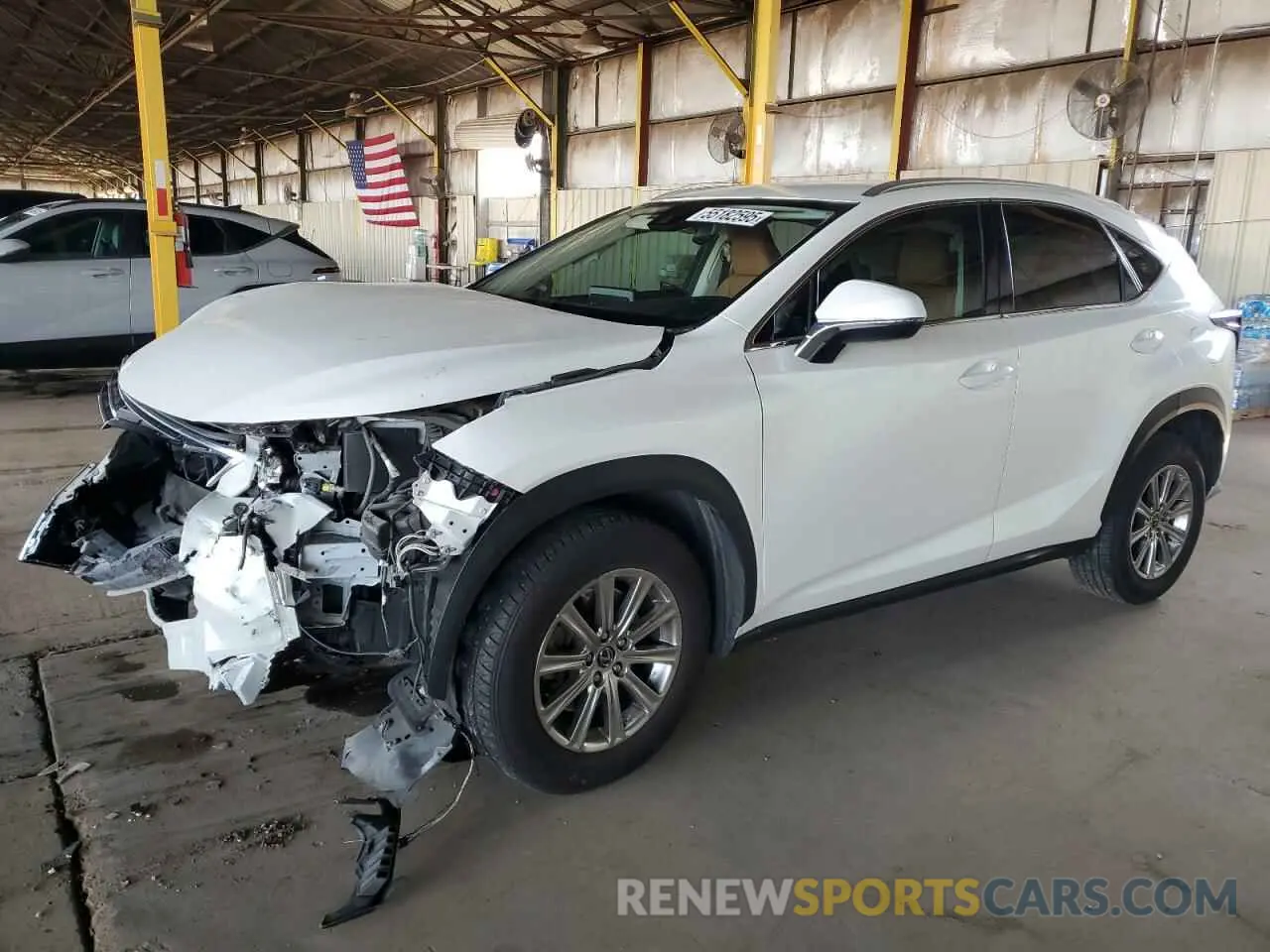 1 Photograph of a damaged car JTJDARBZ1M2203307 LEXUS NX 2021