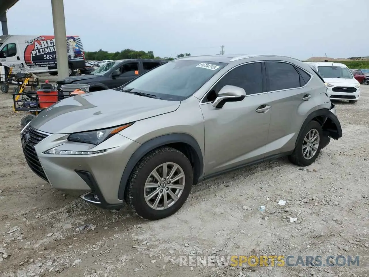 1 Photograph of a damaged car JTJDARBZ1M5034193 LEXUS NX 2021