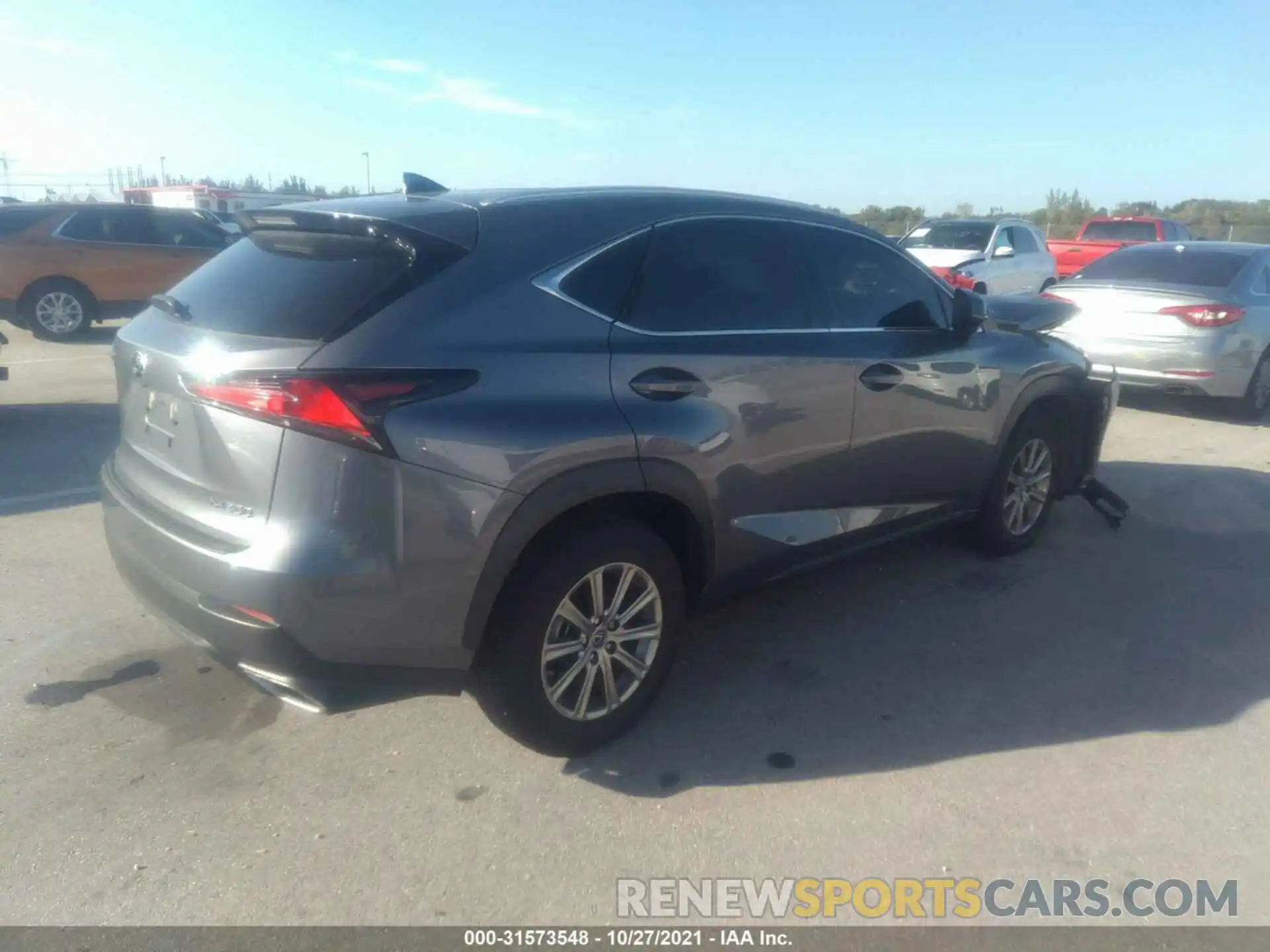 4 Photograph of a damaged car JTJDARBZ2M2184850 LEXUS NX 2021