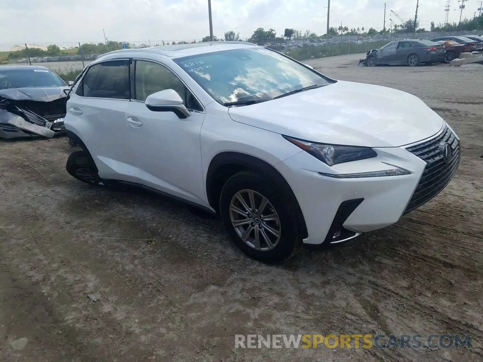 1 Photograph of a damaged car JTJDARBZ2M5026815 LEXUS NX 2021