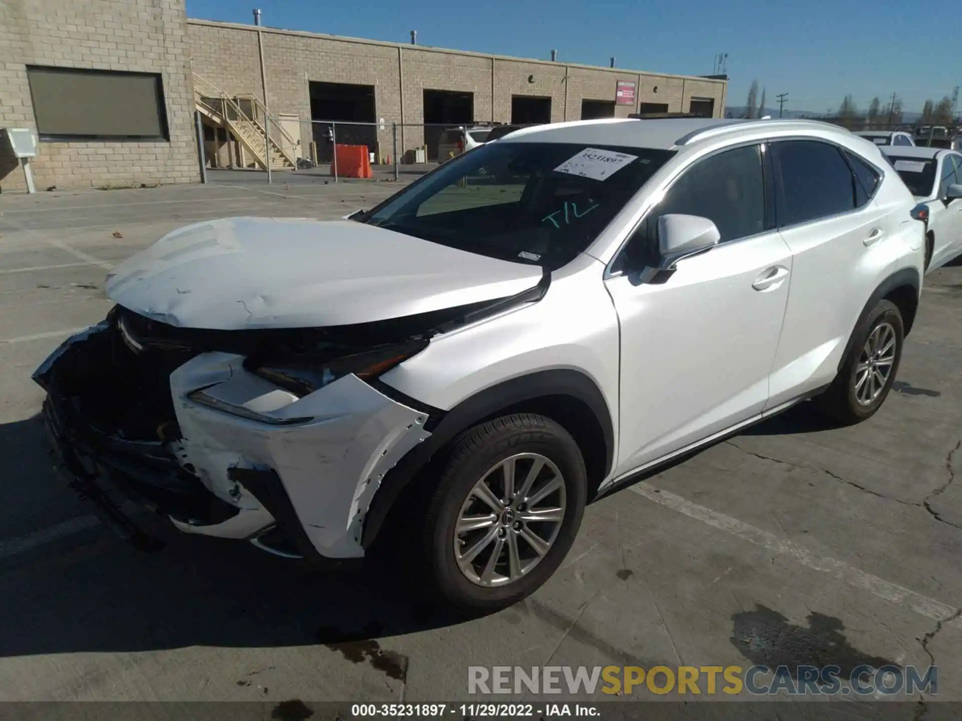 2 Photograph of a damaged car JTJDARBZ2M5028483 LEXUS NX 2021