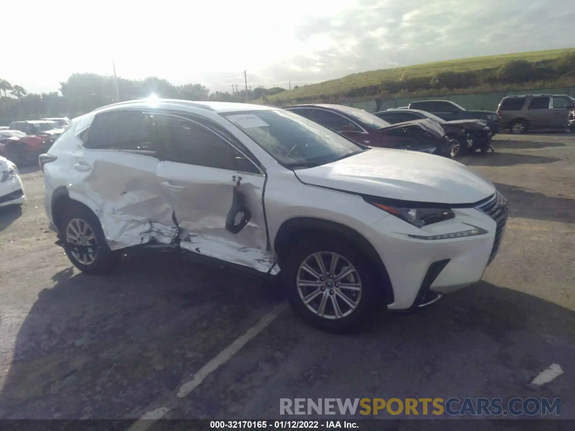 1 Photograph of a damaged car JTJDARBZ2M5030038 LEXUS NX 2021