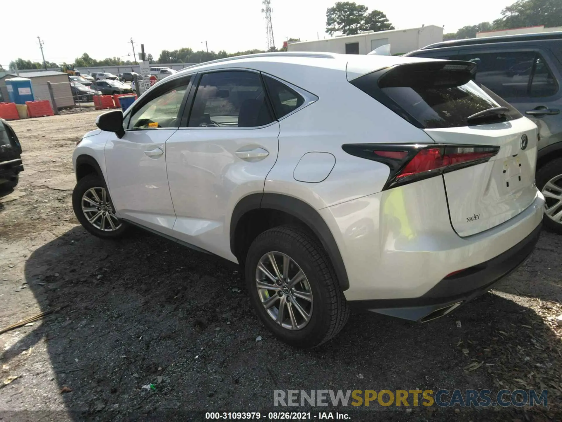 3 Photograph of a damaged car JTJDARBZ2M5031223 LEXUS NX 2021