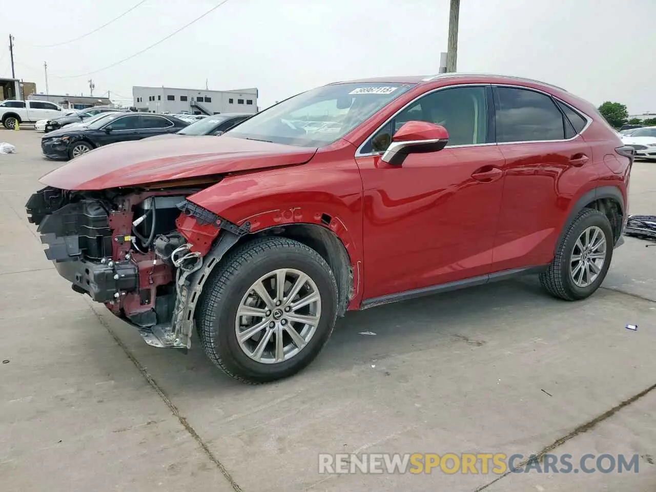 1 Photograph of a damaged car JTJDARBZ3M5032056 LEXUS NX 2021