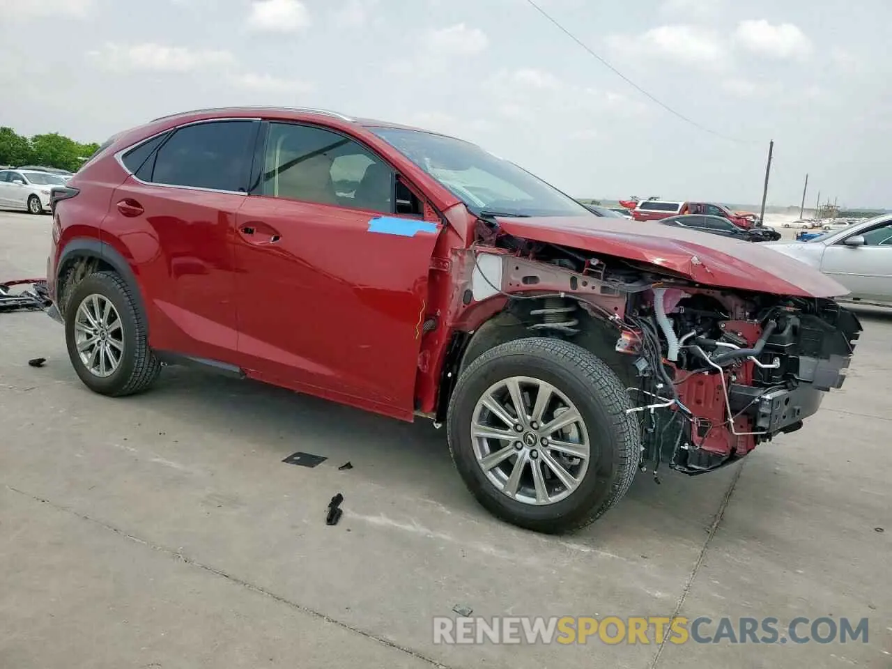 4 Photograph of a damaged car JTJDARBZ3M5032056 LEXUS NX 2021