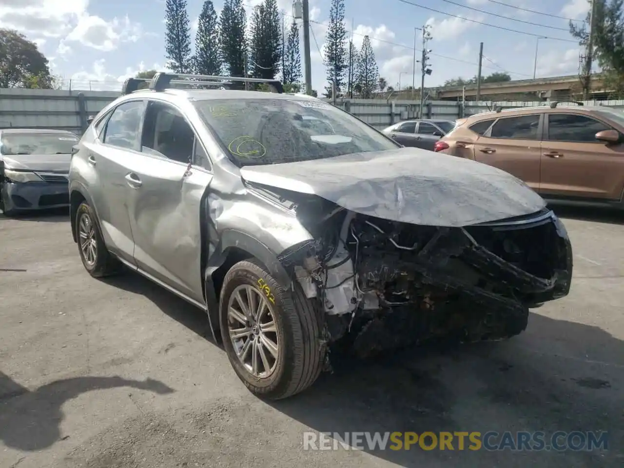 1 Photograph of a damaged car JTJDARBZ4M2189953 LEXUS NX 2021