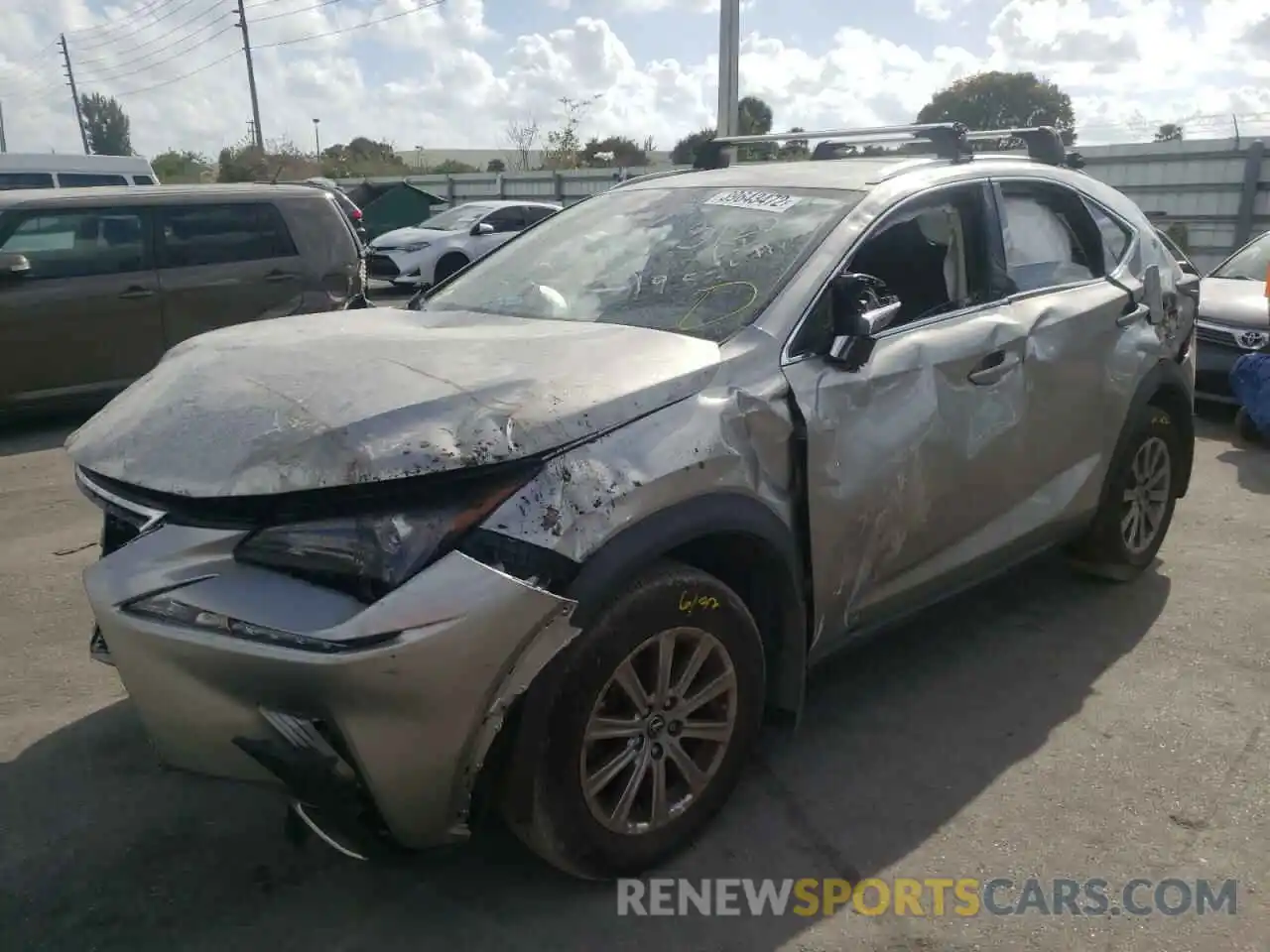 2 Photograph of a damaged car JTJDARBZ4M2189953 LEXUS NX 2021