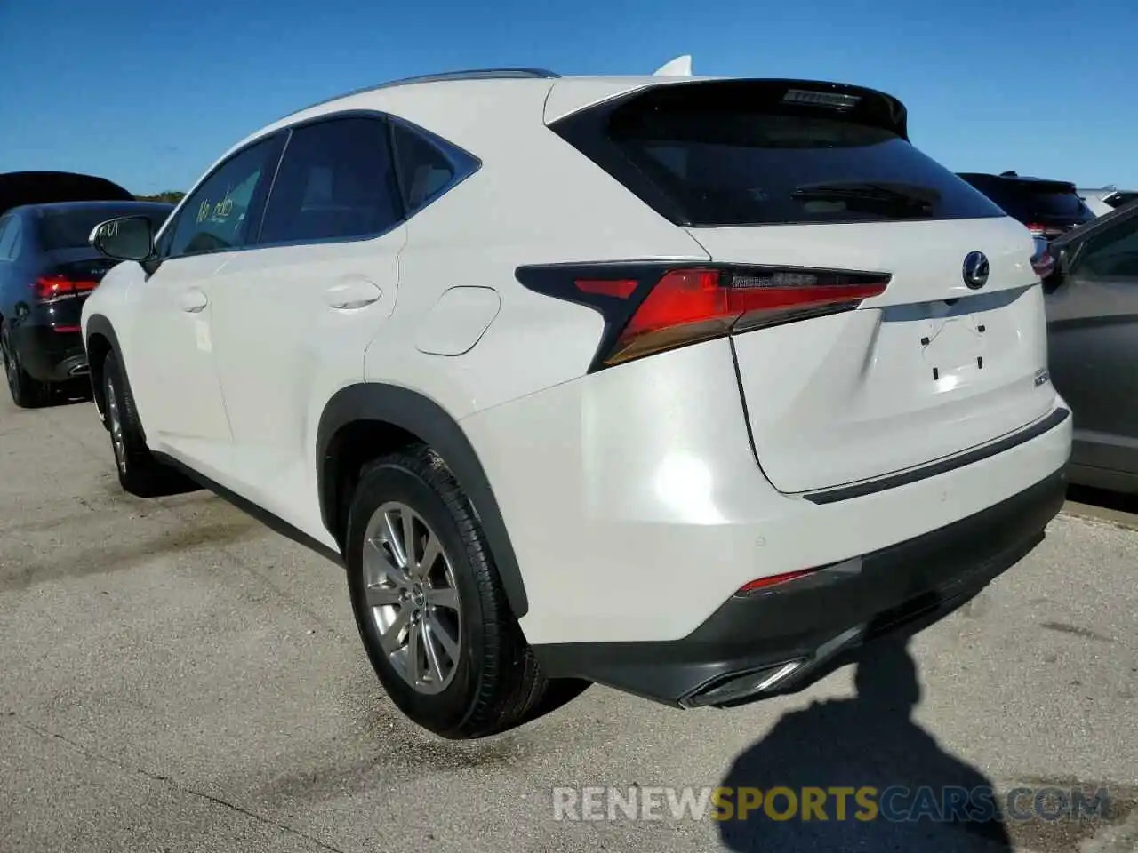 3 Photograph of a damaged car JTJDARBZ4M5024452 LEXUS NX 2021