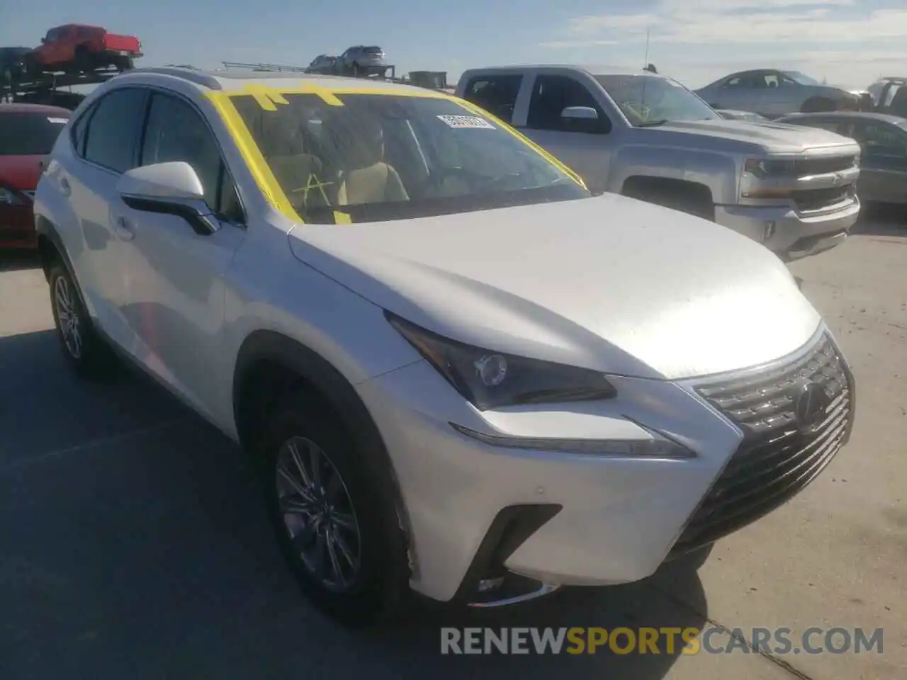 1 Photograph of a damaged car JTJDARBZ4M5024774 LEXUS NX 2021