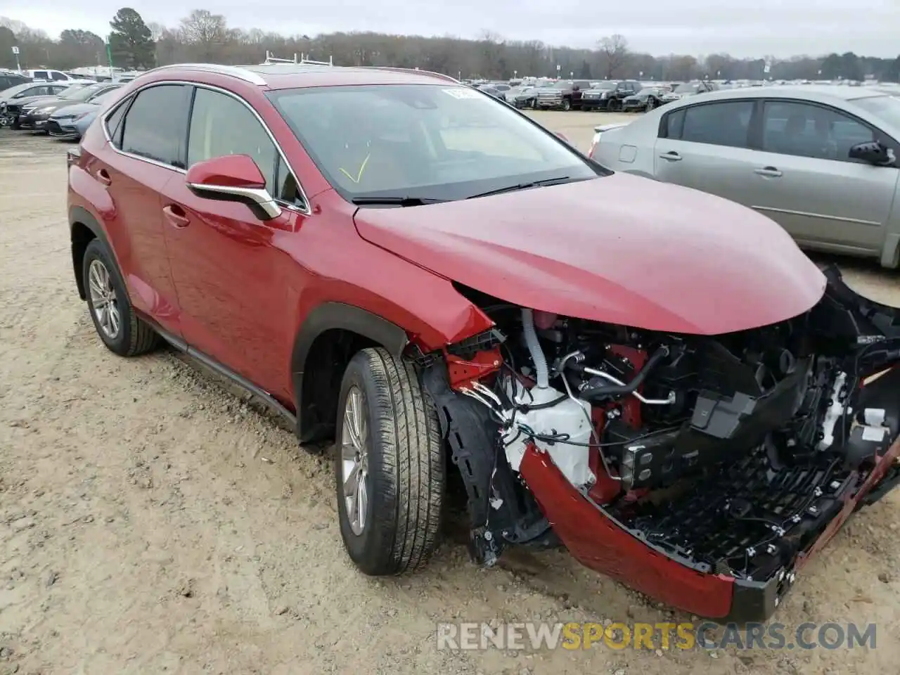 1 Photograph of a damaged car JTJDARBZ4M5031949 LEXUS NX 2021