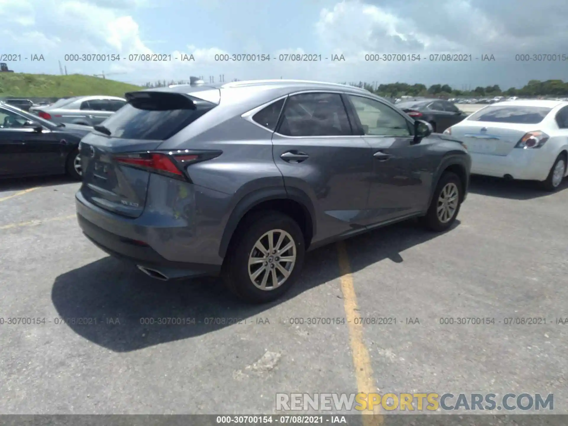 4 Photograph of a damaged car JTJDARBZ5M2178802 LEXUS NX 2021