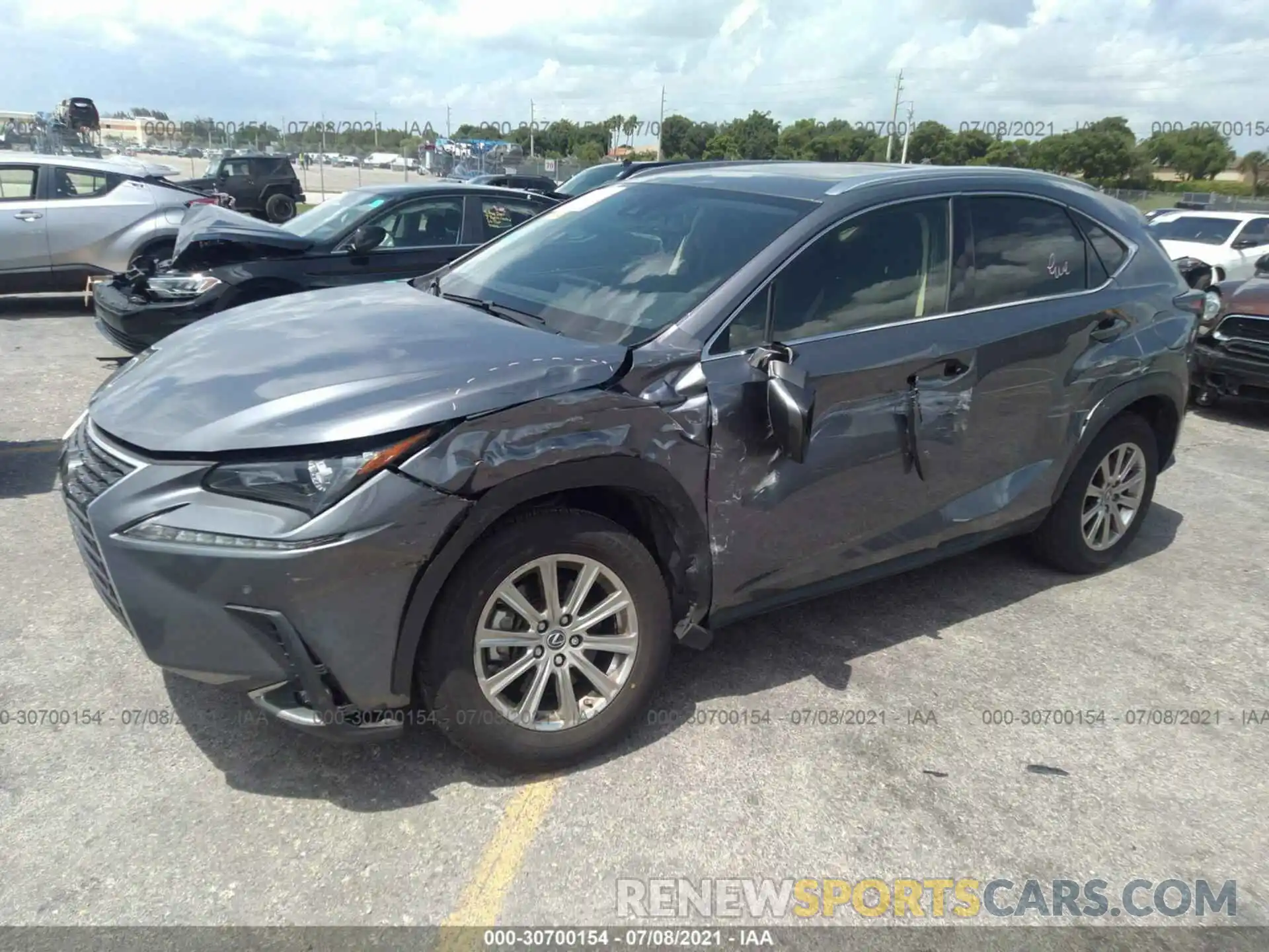 6 Photograph of a damaged car JTJDARBZ5M2178802 LEXUS NX 2021