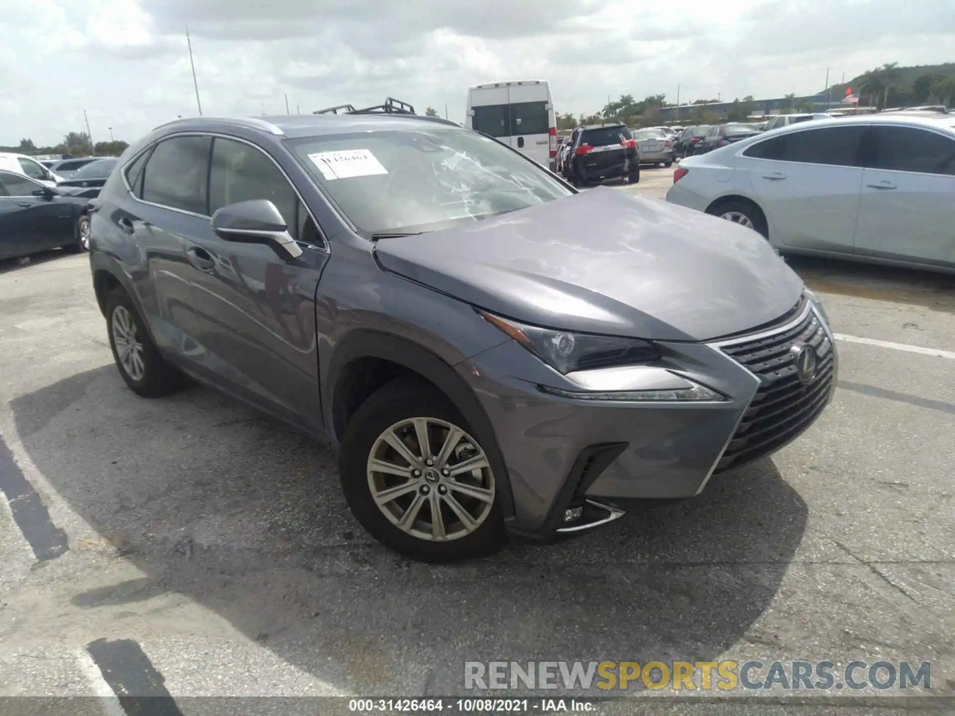 1 Photograph of a damaged car JTJDARBZ5M2191016 LEXUS NX 2021