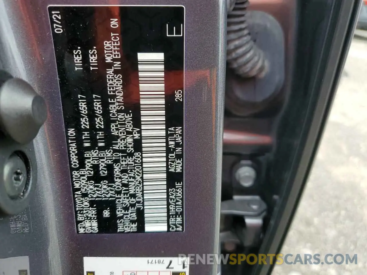 13 Photograph of a damaged car JTJDARBZ5M2201608 LEXUS NX 2021