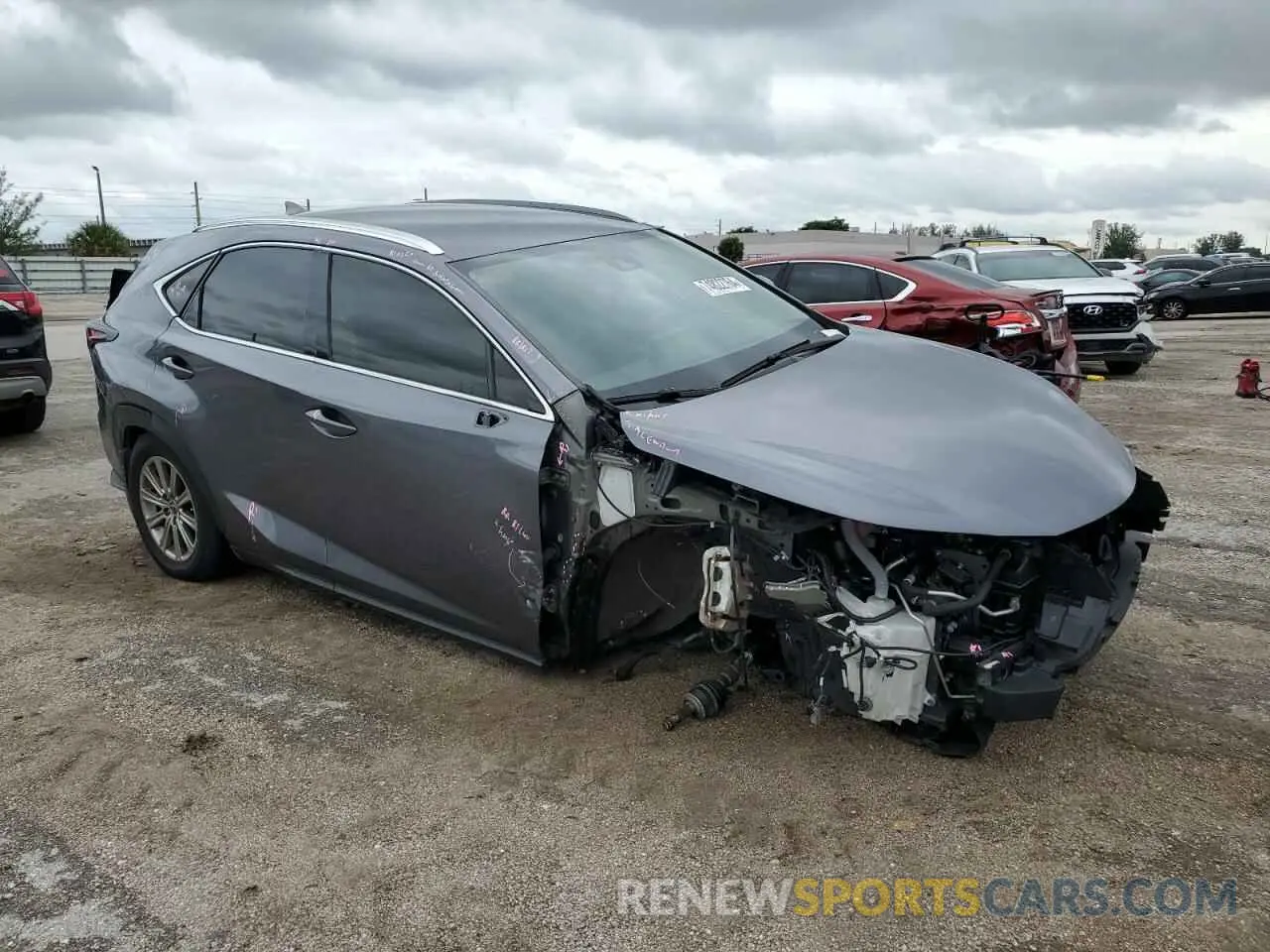 4 Photograph of a damaged car JTJDARBZ5M2201608 LEXUS NX 2021