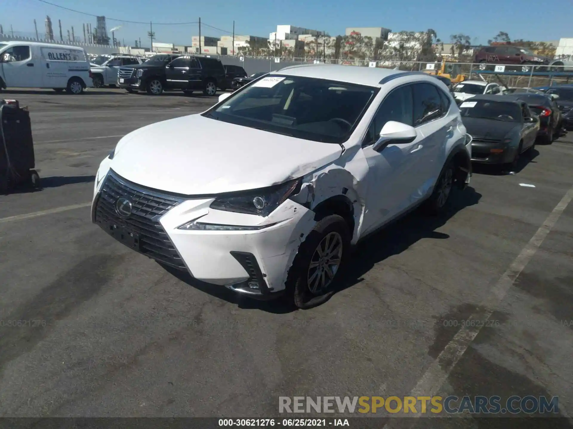 2 Photograph of a damaged car JTJDARBZ5M5030583 LEXUS NX 2021