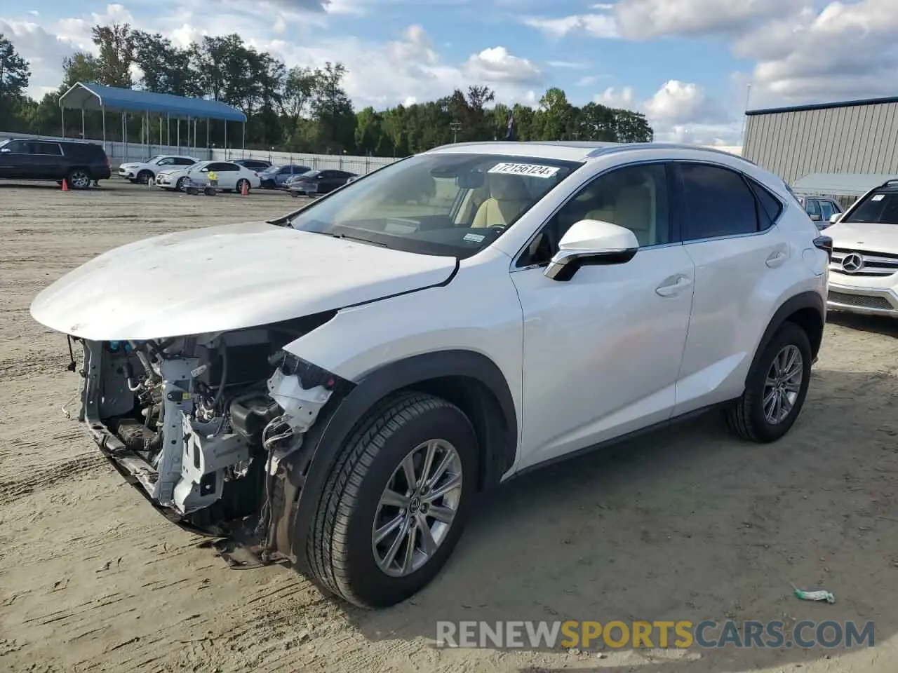 1 Photograph of a damaged car JTJDARBZ5M5032429 LEXUS NX 2021