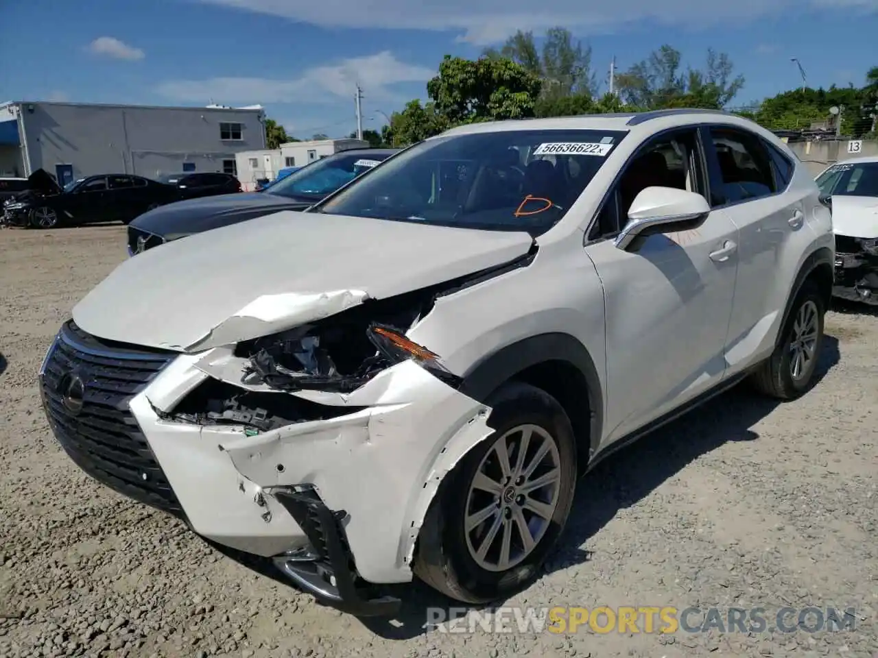 2 Photograph of a damaged car JTJDARBZ6M5021083 LEXUS NX 2021