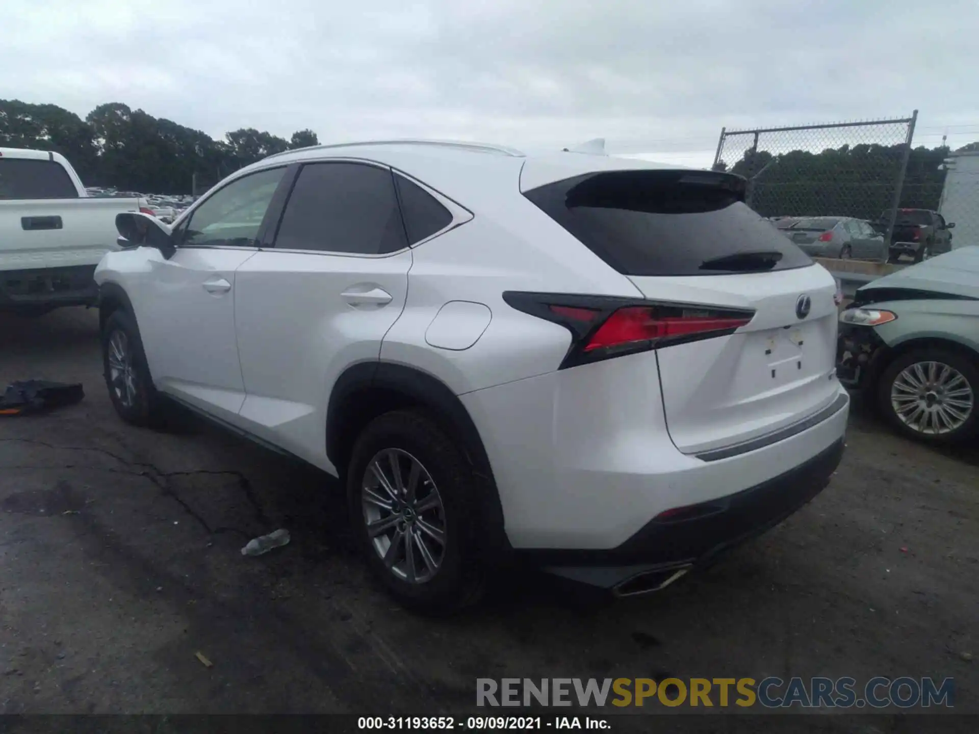 3 Photograph of a damaged car JTJDARBZ6M5021598 LEXUS NX 2021