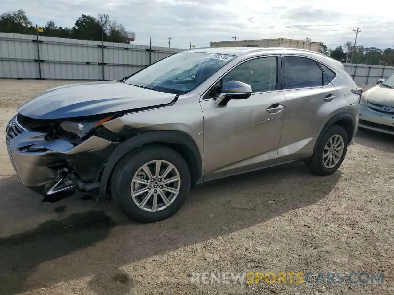 1 Photograph of a damaged car JTJDARBZ7M2195732 LEXUS NX 2021