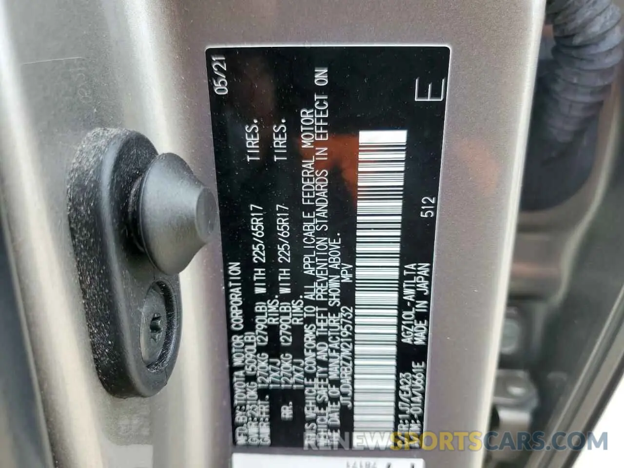 13 Photograph of a damaged car JTJDARBZ7M2195732 LEXUS NX 2021