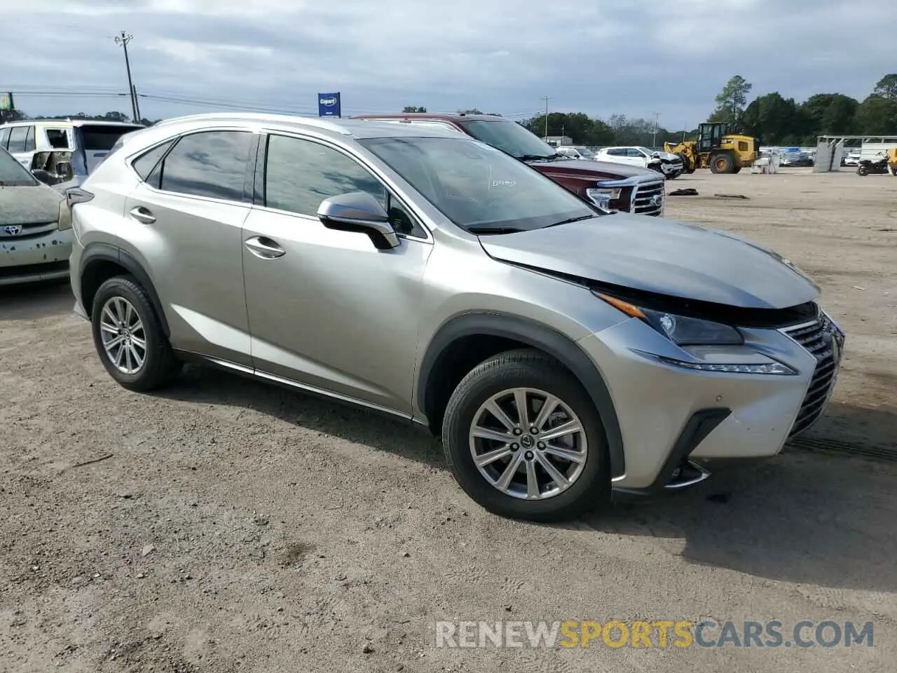 4 Photograph of a damaged car JTJDARBZ7M2195732 LEXUS NX 2021