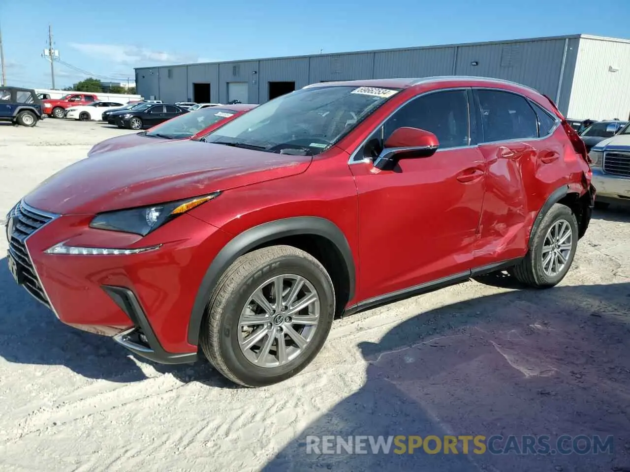 1 Photograph of a damaged car JTJDARBZ7M5020685 LEXUS NX 2021