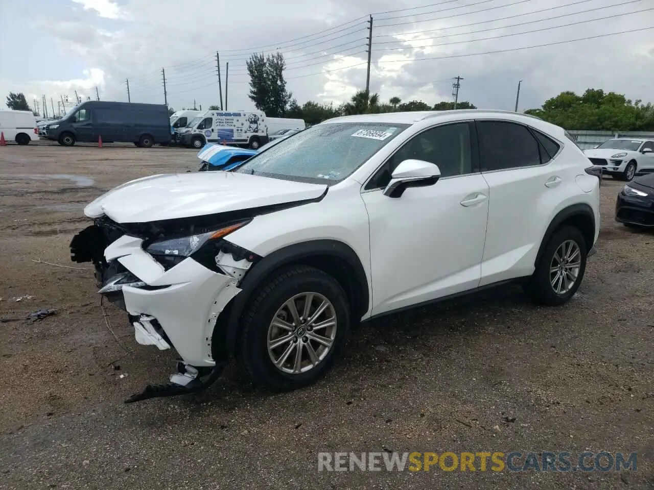 1 Photograph of a damaged car JTJDARBZ7M5022016 LEXUS NX 2021