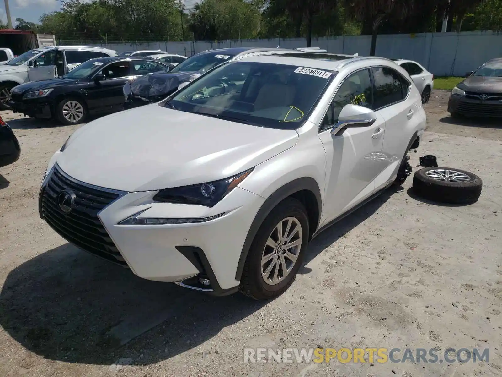 2 Photograph of a damaged car JTJDARBZ7M5023246 LEXUS NX 2021