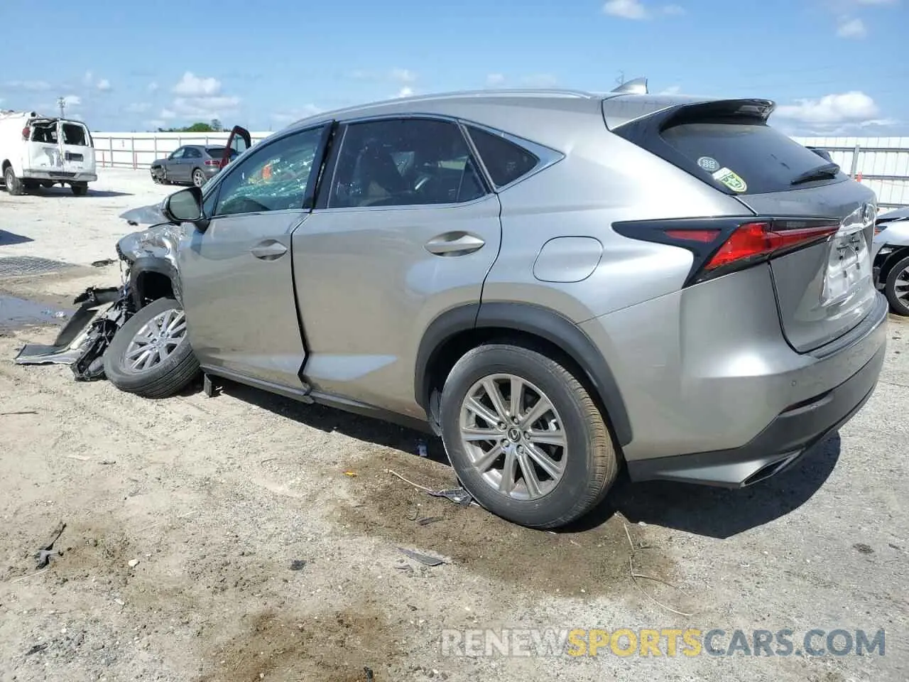 2 Photograph of a damaged car JTJDARBZ8M2183265 LEXUS NX 2021