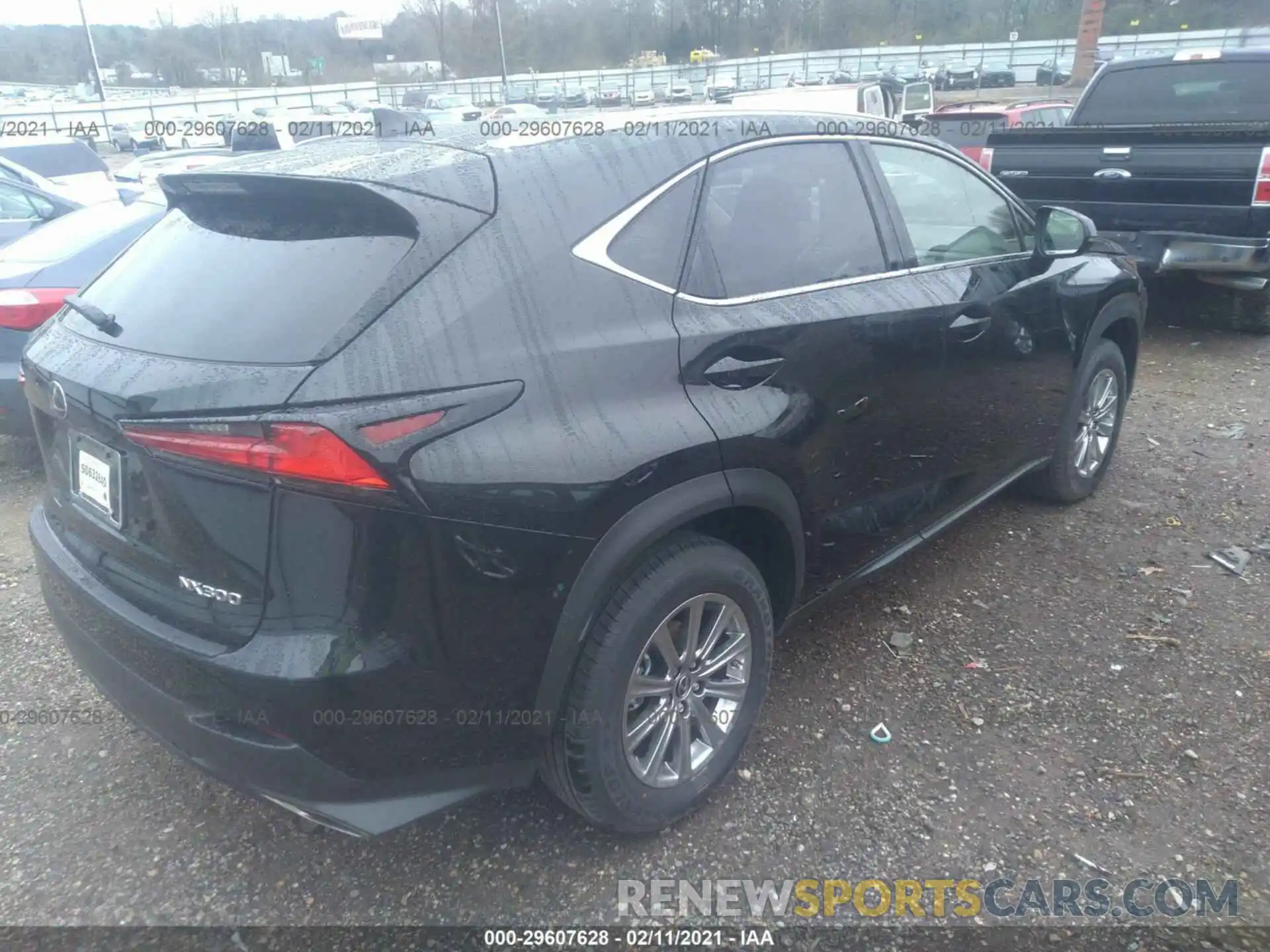 4 Photograph of a damaged car JTJDARBZ8M2183878 LEXUS NX 2021