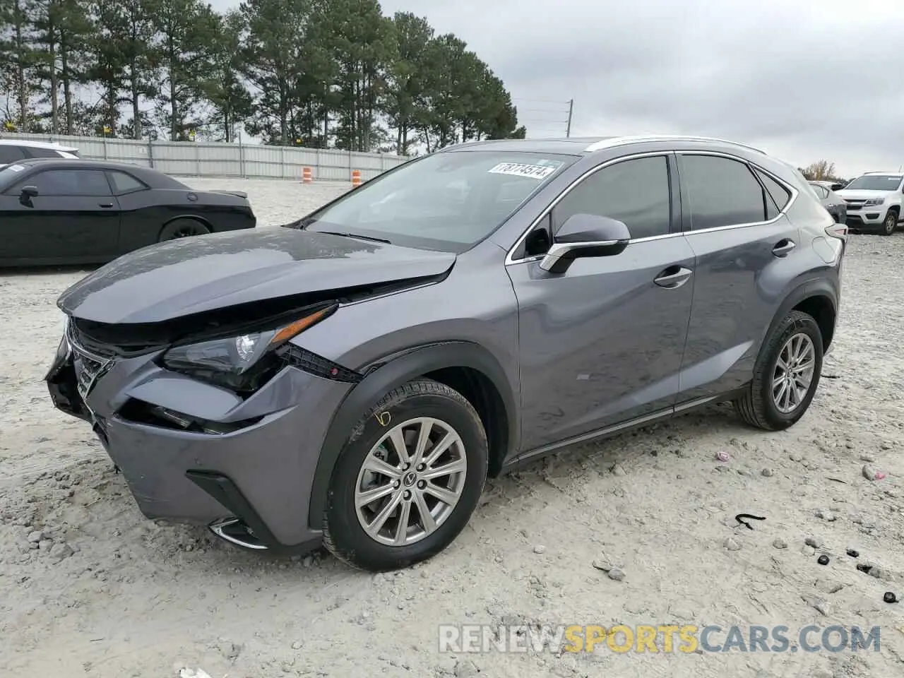 1 Photograph of a damaged car JTJDARBZ8M2187705 LEXUS NX 2021
