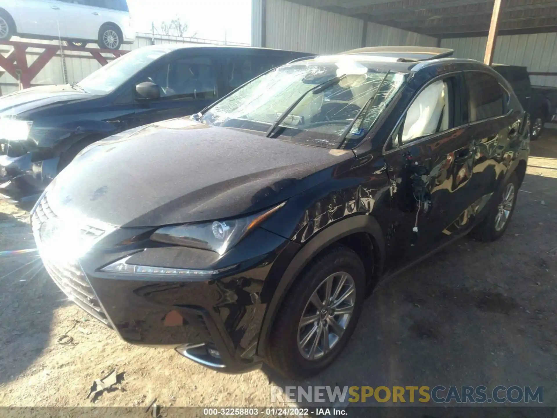 2 Photograph of a damaged car JTJDARBZ8M2198350 LEXUS NX 2021