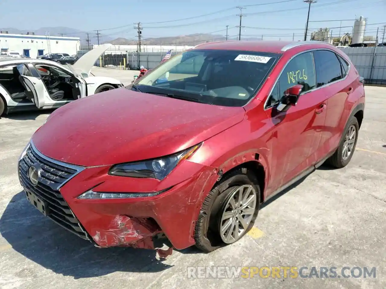 2 Photograph of a damaged car JTJDARBZ8M5027502 LEXUS NX 2021