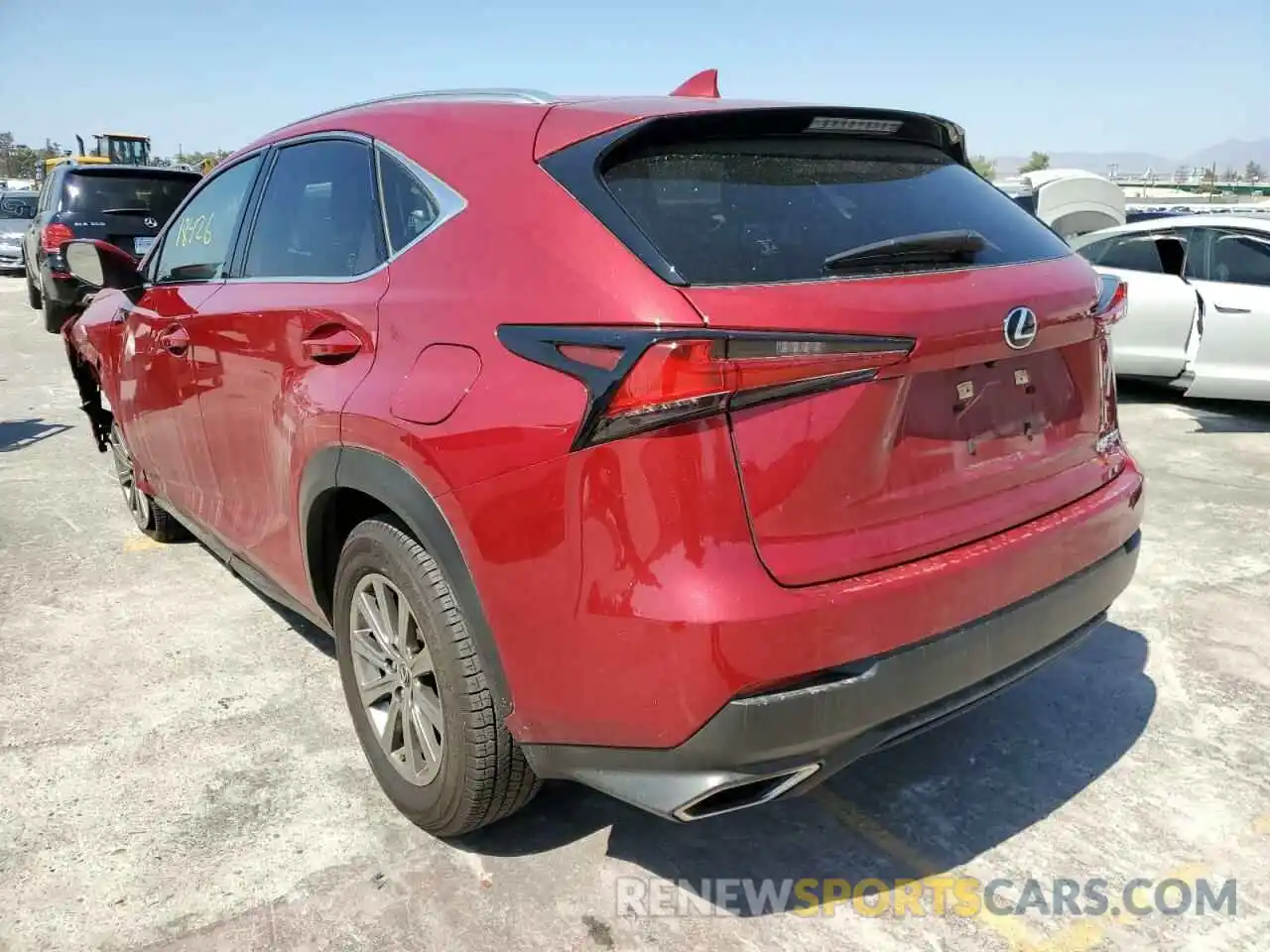 3 Photograph of a damaged car JTJDARBZ8M5027502 LEXUS NX 2021