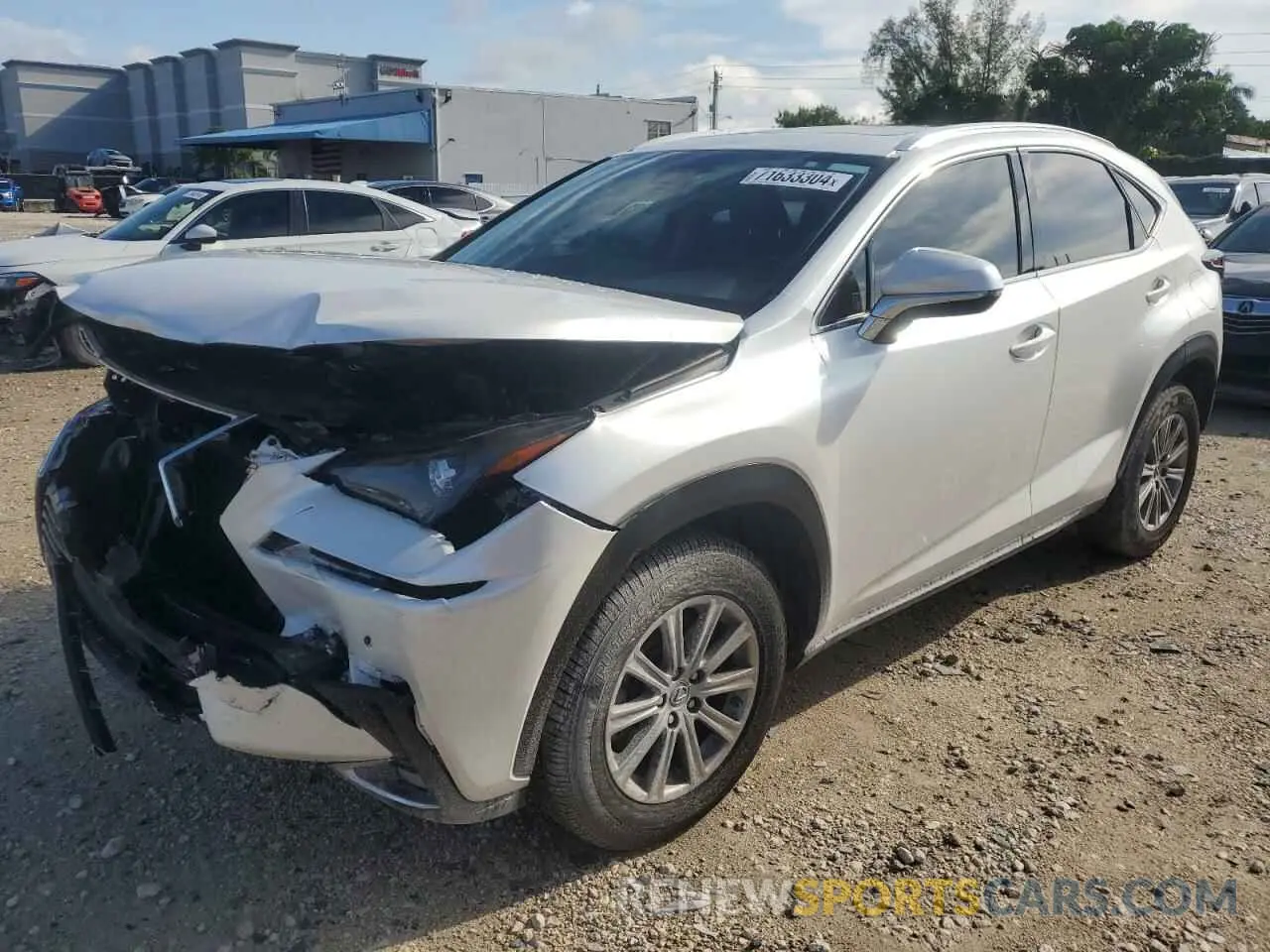 1 Photograph of a damaged car JTJDARBZ8M5030982 LEXUS NX 2021