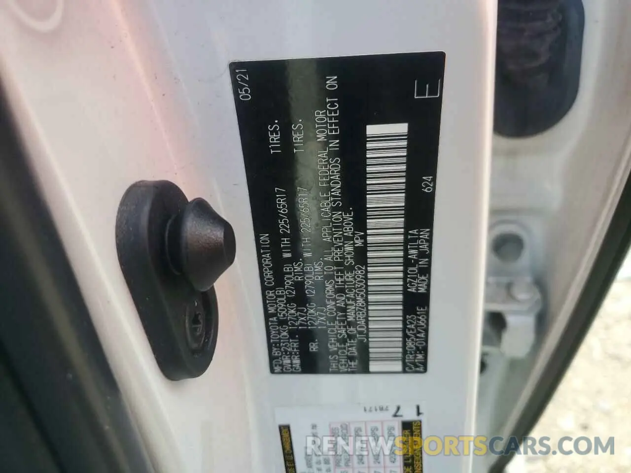 13 Photograph of a damaged car JTJDARBZ8M5030982 LEXUS NX 2021