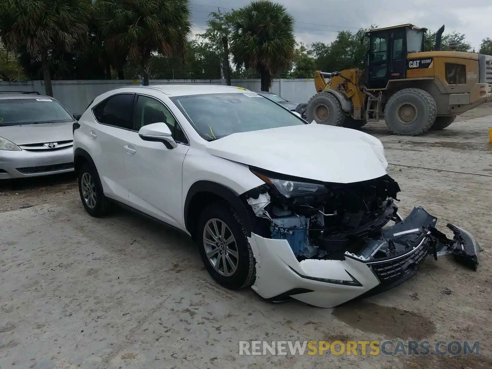 1 Photograph of a damaged car JTJDARBZ9M5022406 LEXUS NX 2021