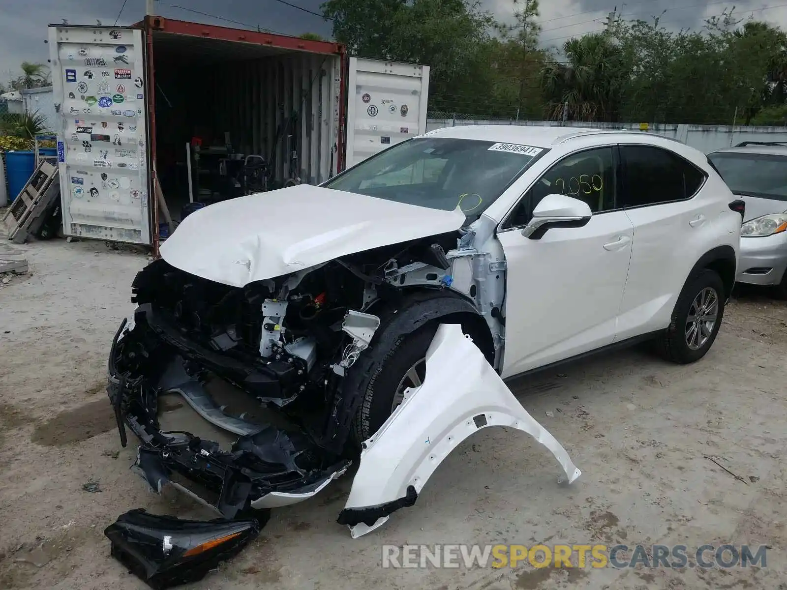 2 Photograph of a damaged car JTJDARBZ9M5022406 LEXUS NX 2021