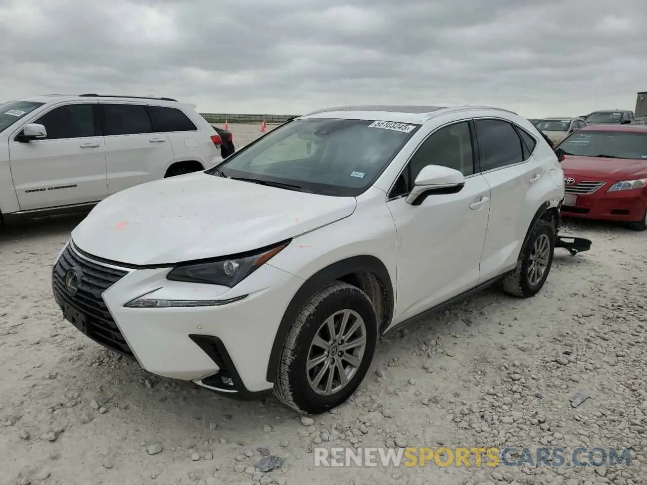 1 Photograph of a damaged car JTJDARBZ9M5033597 LEXUS NX 2021