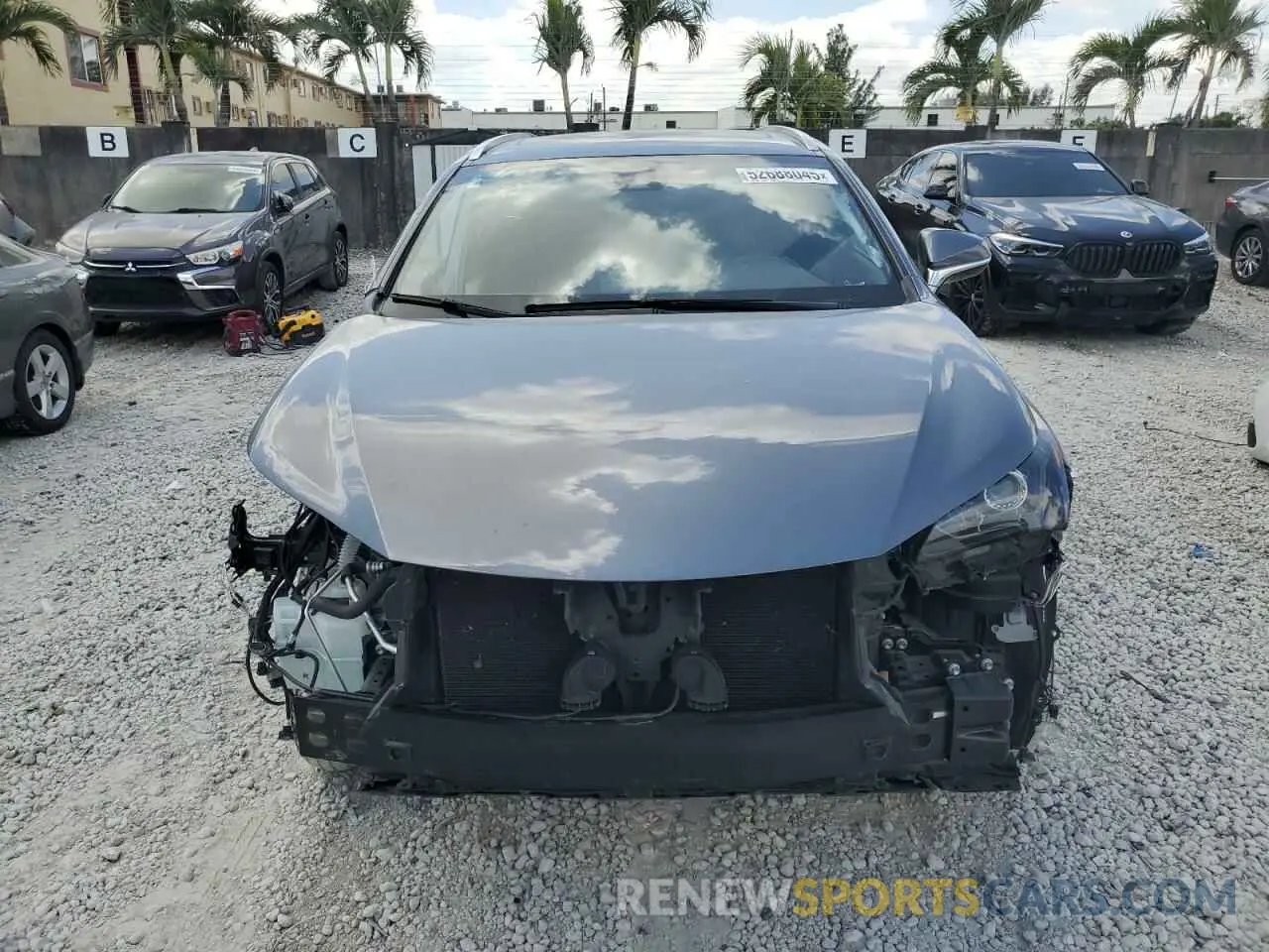5 Photograph of a damaged car JTJDARBZXM2184756 LEXUS NX 2021