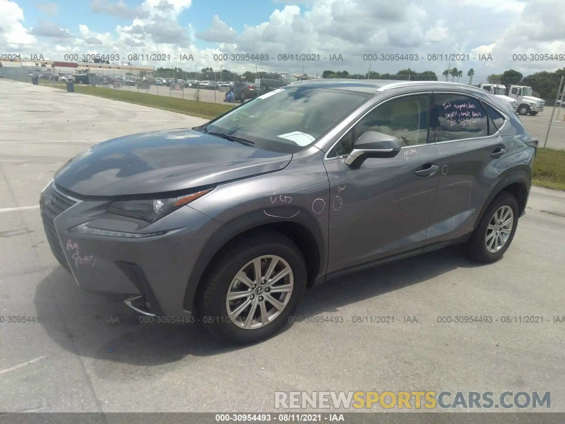 2 Photograph of a damaged car JTJDARBZXM2188676 LEXUS NX 2021