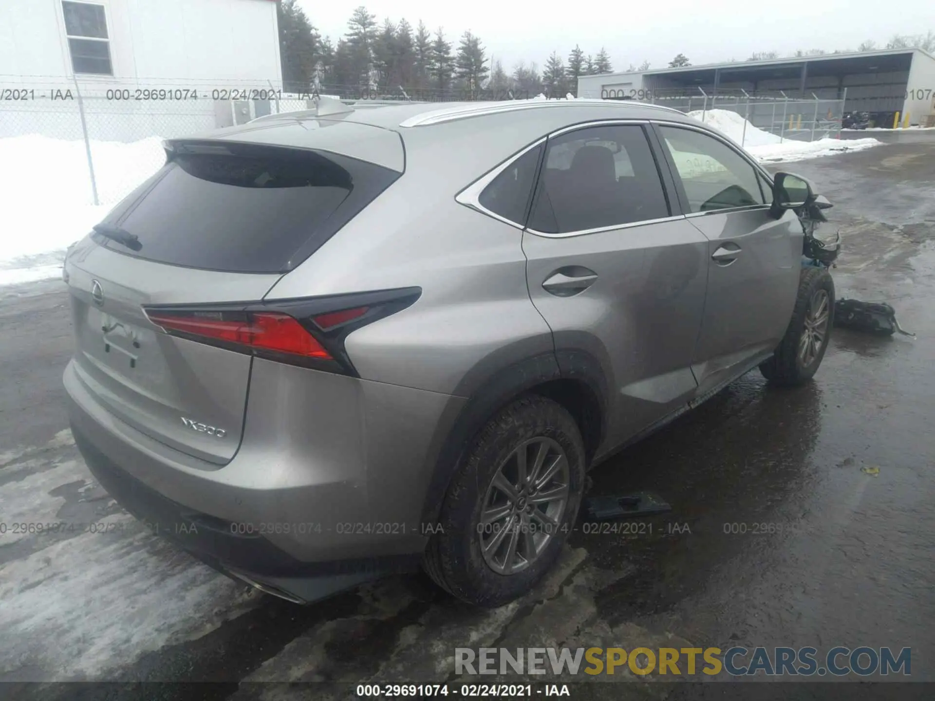 4 Photograph of a damaged car JTJDARDZ0M2240555 LEXUS NX 2021