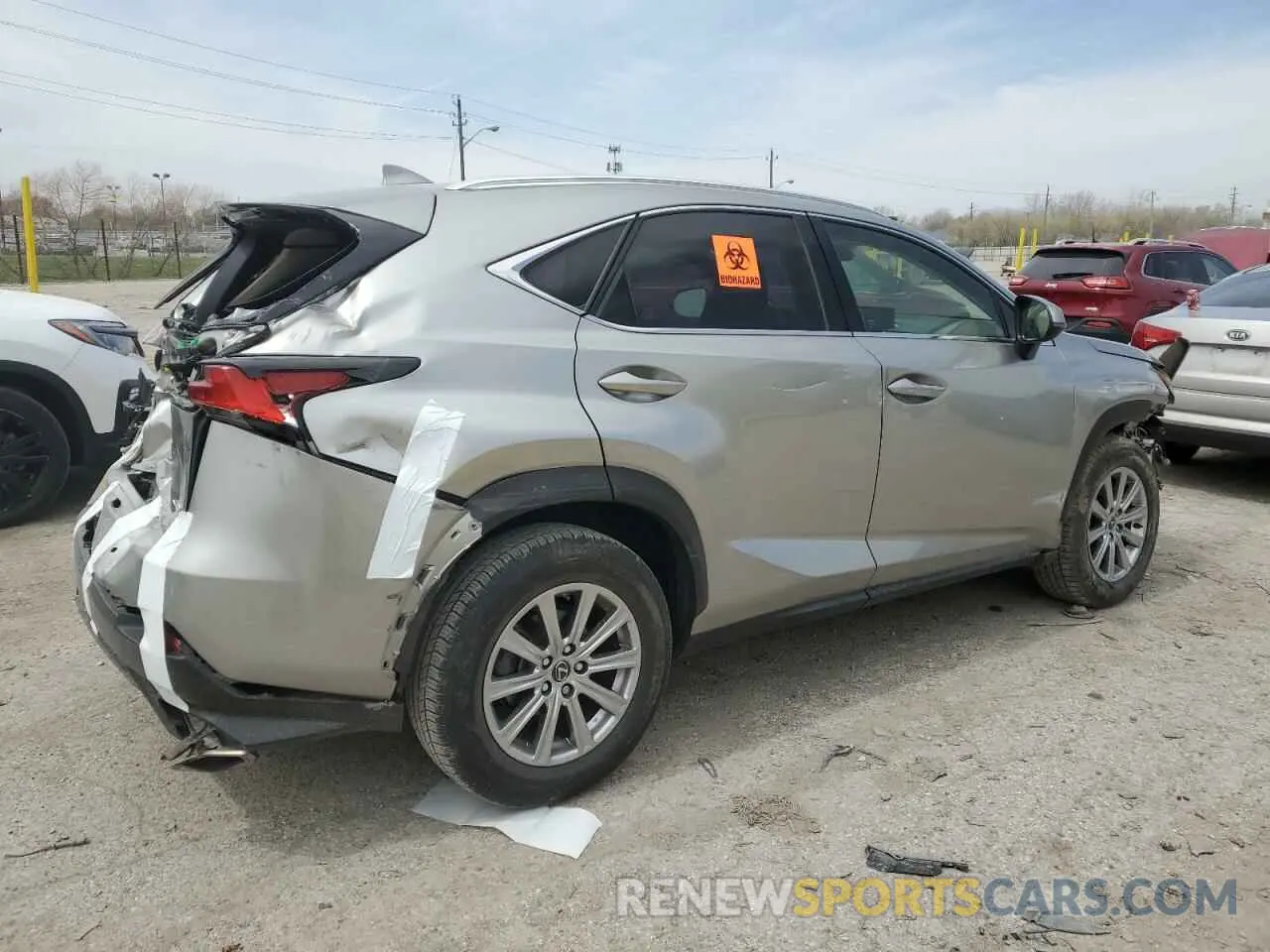 3 Photograph of a damaged car JTJDARDZ1M2240175 LEXUS NX 2021