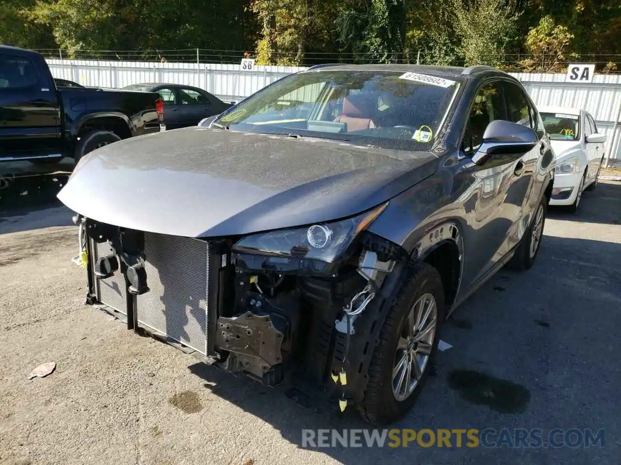 2 Photograph of a damaged car JTJDARDZ2M2238239 LEXUS NX 2021